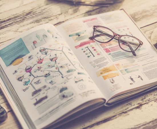 Book interior mockup